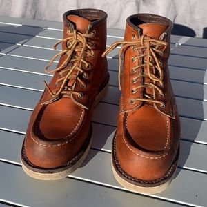 Red wing moc toe 875 Men’s 6D